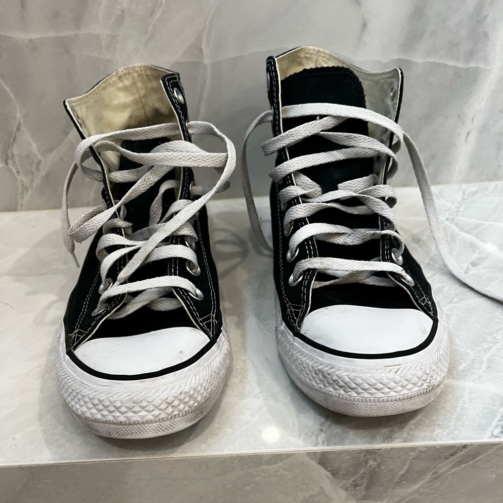 Classic Black Converse High Tops